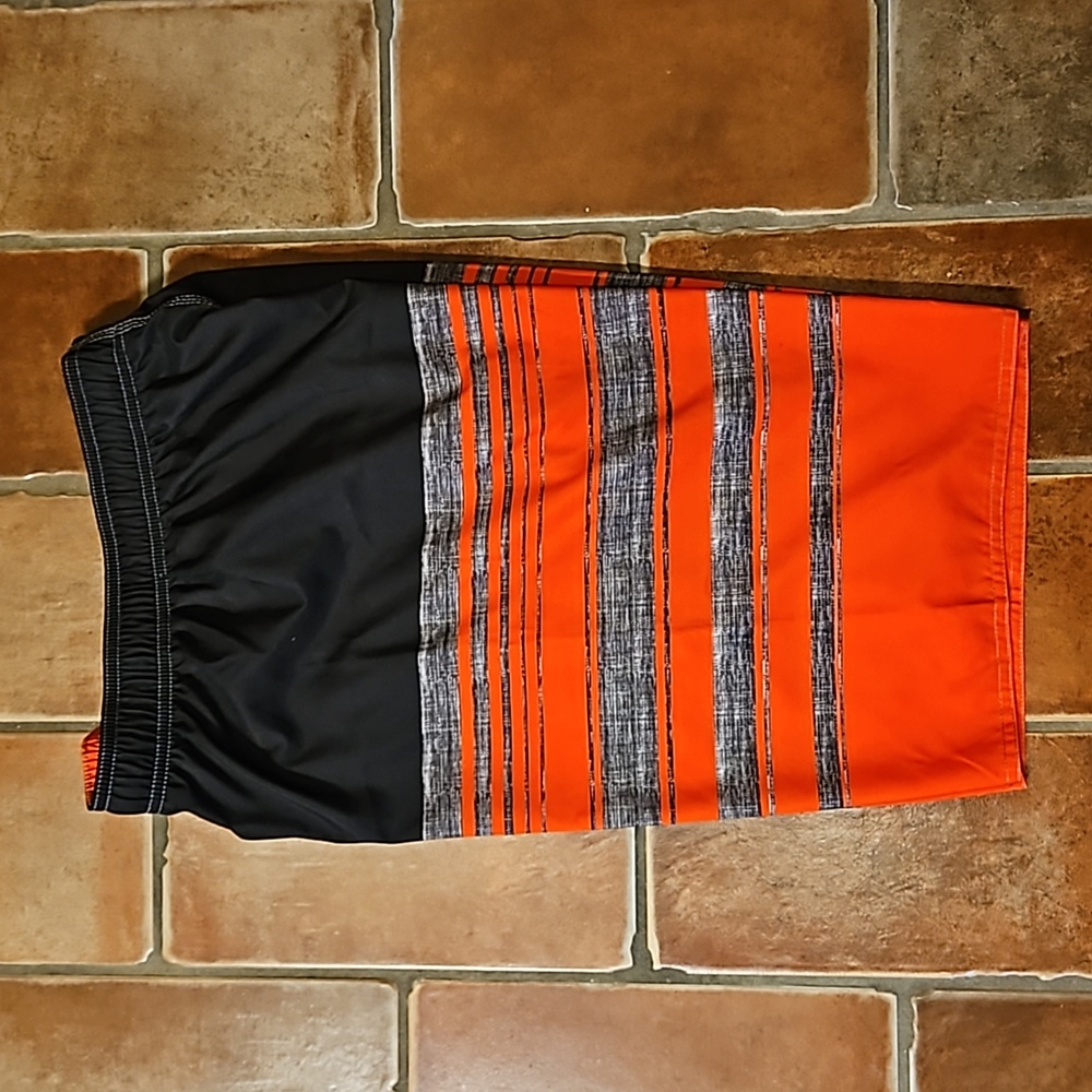 Striped Swim Trunks - Picture 8 of 13